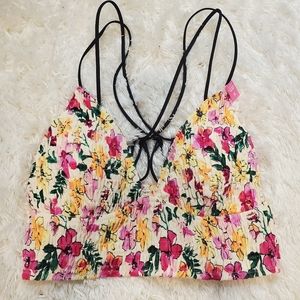 Victoria's Secret PINK Triangle smocked bralette